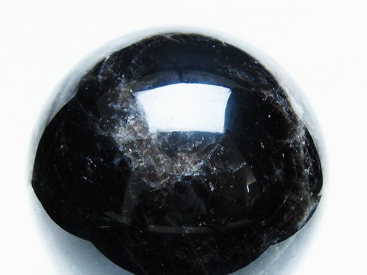 3.9Kg モリオン 純天然 黒水晶 丸玉 145mm [t572-11232] 2枚目