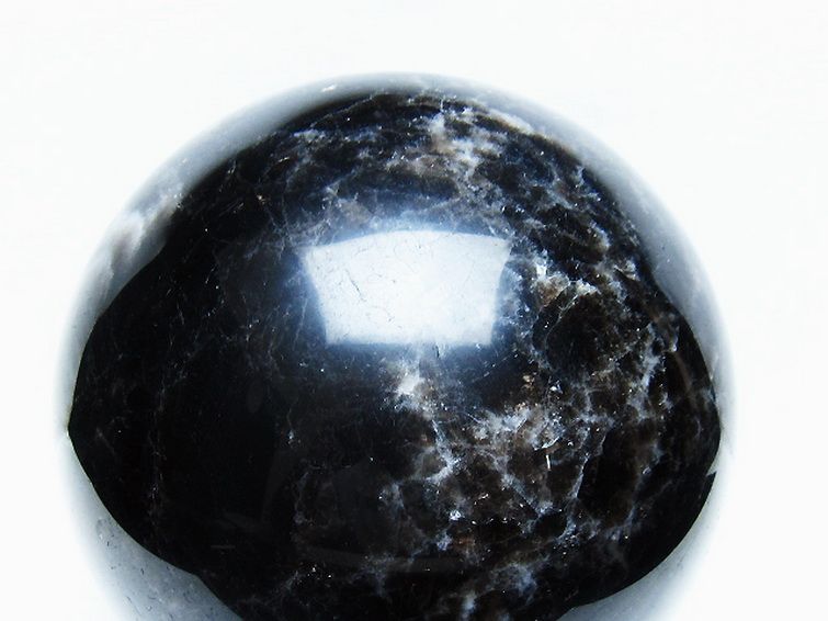 6Kg モリオン 純天然 黒水晶 丸玉 165mm [t572-11236] 2枚目