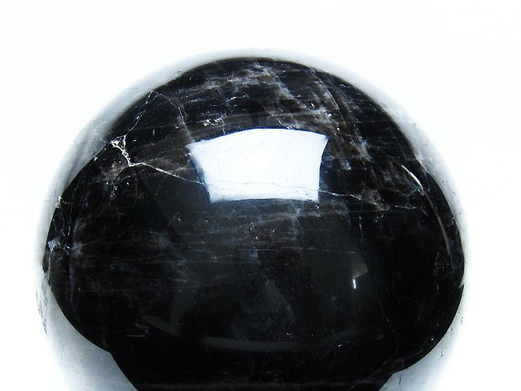 4Kg モリオン 純天然 黒水晶 丸玉 145mm [t572-11242] 2枚目