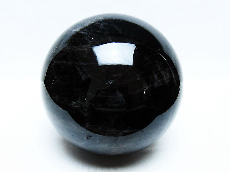2.5Kg モリオン 純天然 黒水晶 丸玉 125mm [t572-11246] 1枚目