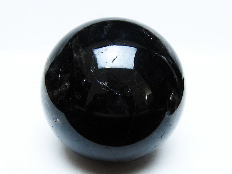 1.3Kg モリオン 純天然 黒水晶 丸玉 98mm [t572-11281] 1枚目