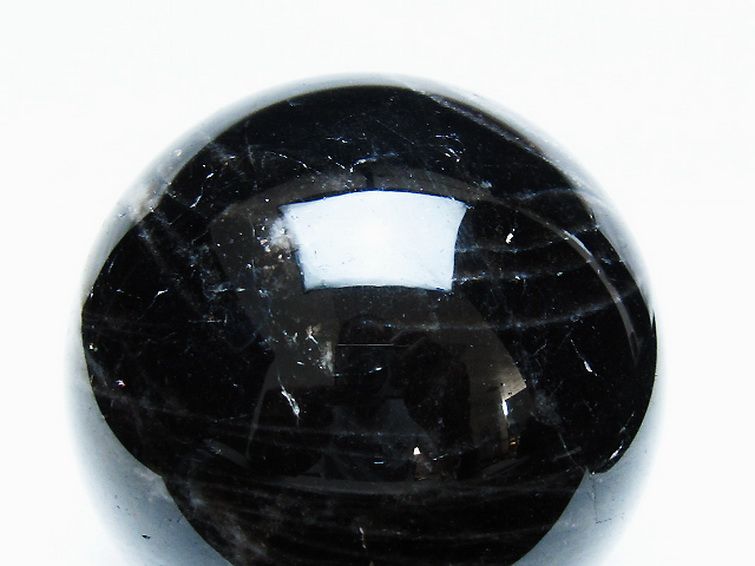 1.3Kg モリオン 純天然 黒水晶 丸玉 97mm [t572-11287] 2枚目