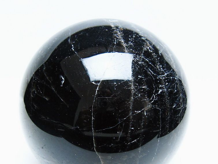 2Kg モリオン 純天然 黒水晶 丸玉 115mm [t572-11357] 2枚目