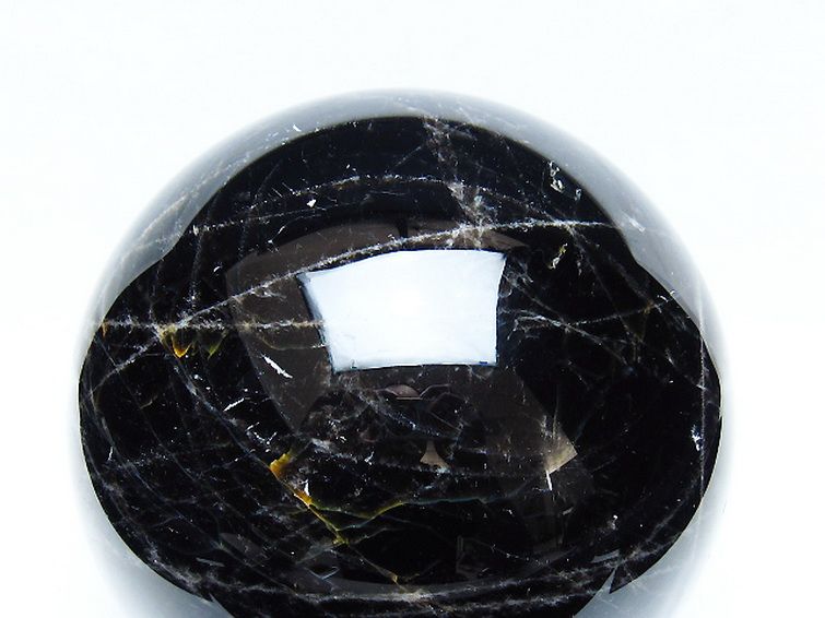 4.7Kg モリオン 純天然 黒水晶 丸玉 155mm [t572-11378] 2枚目