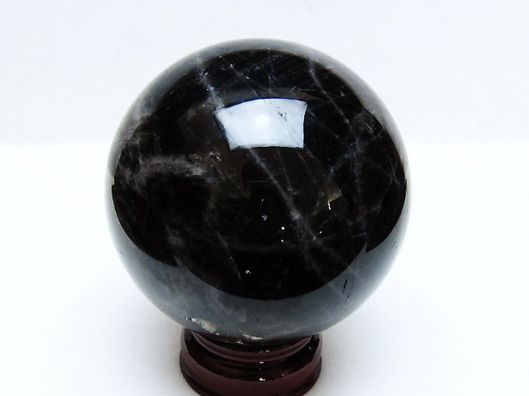 モリオン 純天然 黒水晶 丸玉 89mm [t572-11506] 3枚目