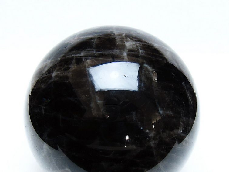 モリオン 純天然 黒水晶 丸玉 87mm [t572-11508] 2枚目