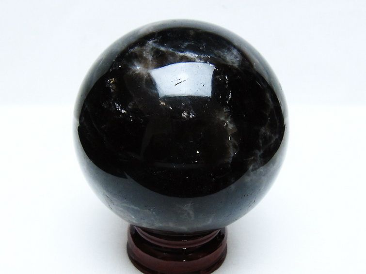 モリオン 純天然 黒水晶 丸玉 89mm [t572-11513] 3枚目