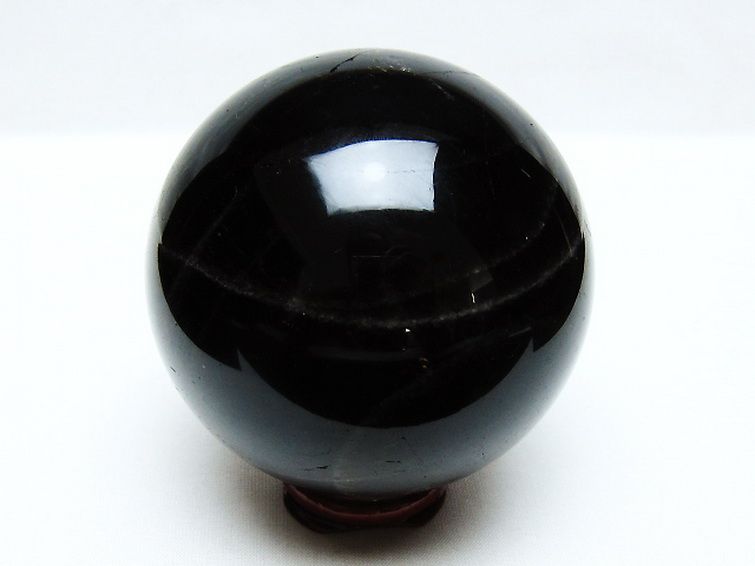 モリオン 純天然 黒水晶 丸玉 83mm [t572-11516] 3枚目