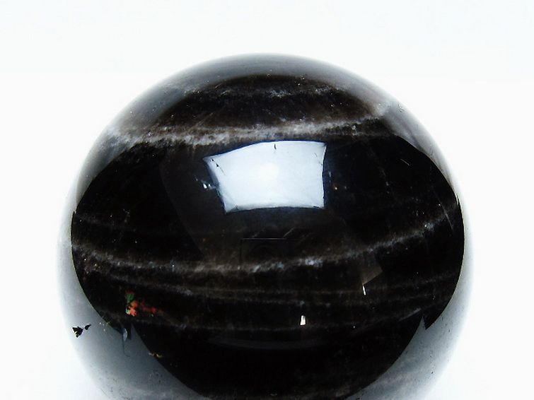 モリオン 純天然 黒水晶 丸玉 80mm [t572-11522] 2枚目