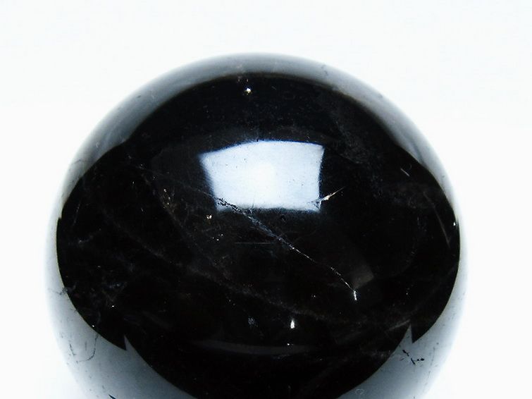 モリオン 純天然 黒水晶 丸玉 89mm [t572-11557] 2枚目