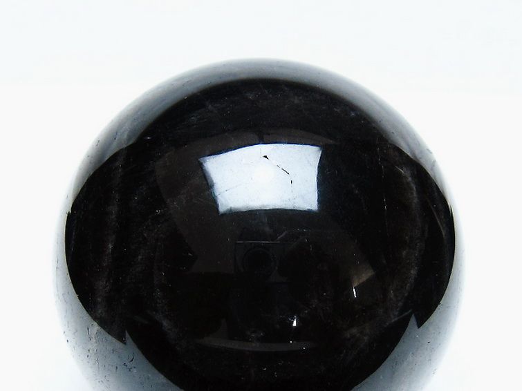 モリオン 純天然 黒水晶 丸玉 82mm [t572-11561] 2枚目