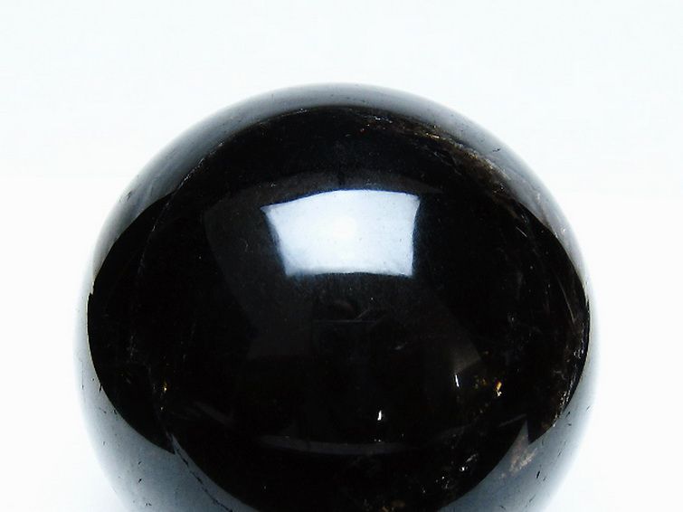 1.2Kg モリオン 純天然 黒水晶 丸玉 94mm [t572-11575] 2枚目