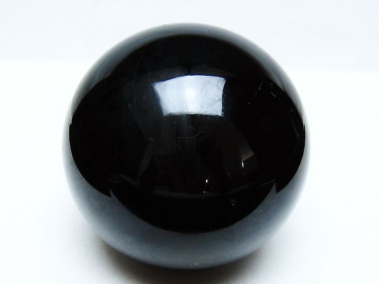 1.2Kg モリオン 純天然 黒水晶 丸玉 94mm [t572-11585] 1枚目