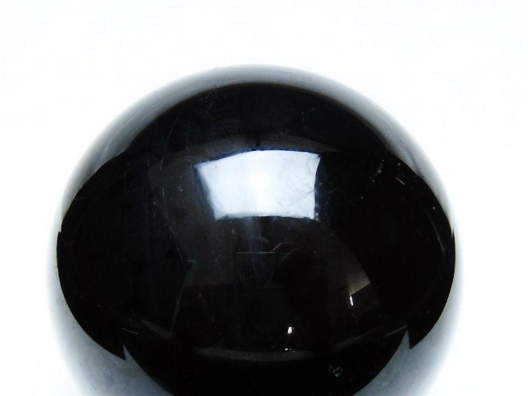1.2Kg モリオン 純天然 黒水晶 丸玉 94mm [t572-11585] 2枚目