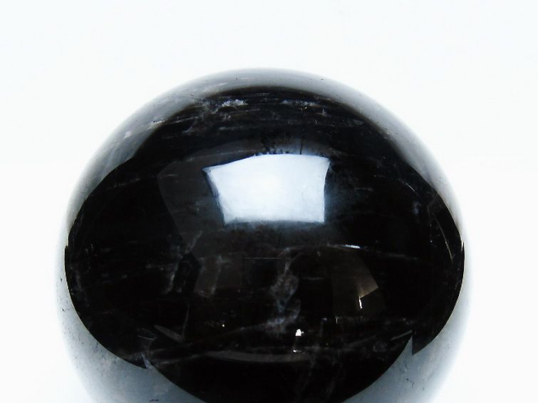 1.4Kg モリオン 純天然 黒水晶 丸玉 98mm [t572-11587] 2枚目