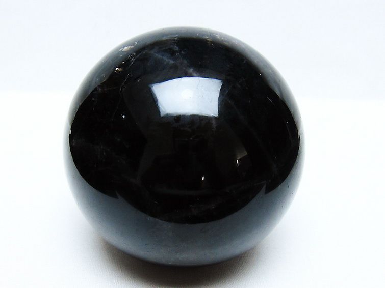 1.5Kg モリオン 純天然 黒水晶 丸玉 105mm [t572-11589] 1枚目