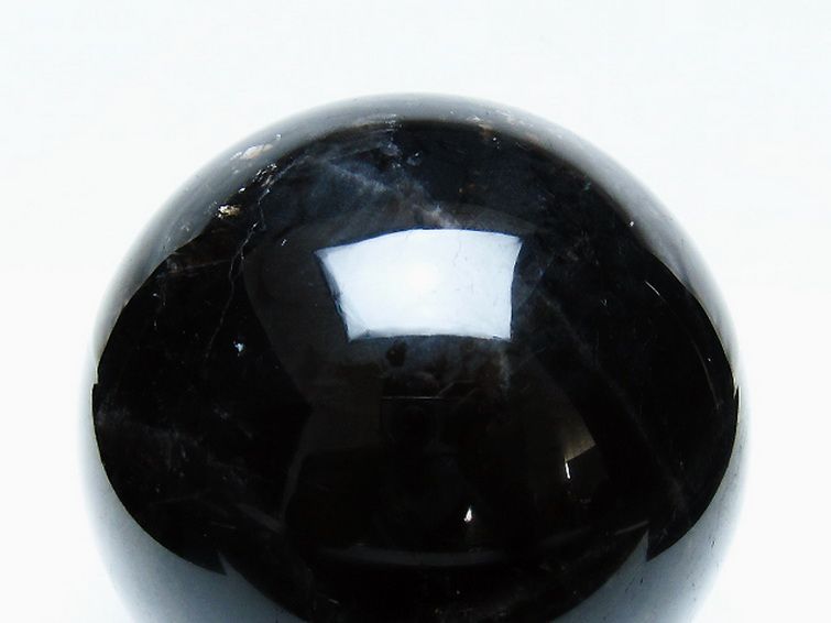 1.5Kg モリオン 純天然 黒水晶 丸玉 105mm [t572-11589] 2枚目