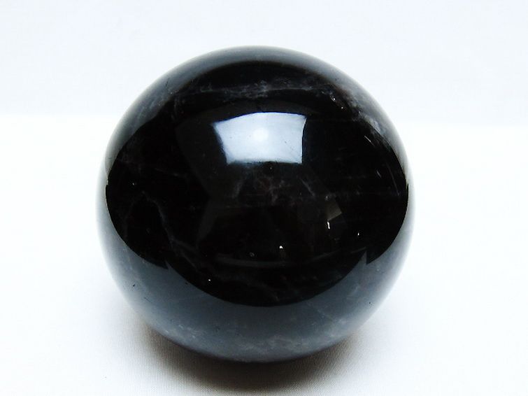 1.2Kg モリオン 純天然 黒水晶 丸玉 95mm [t572-11597] 1枚目
