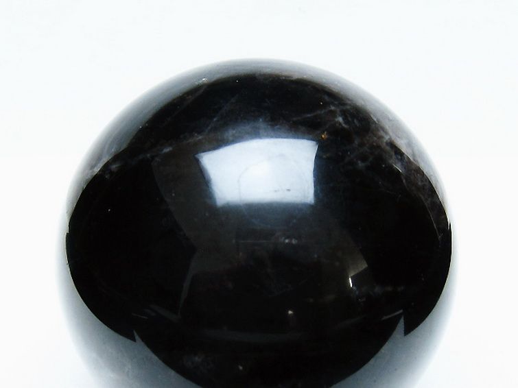 1.5Kg モリオン 純天然 黒水晶 丸玉 105mm [t572-11610] 2枚目