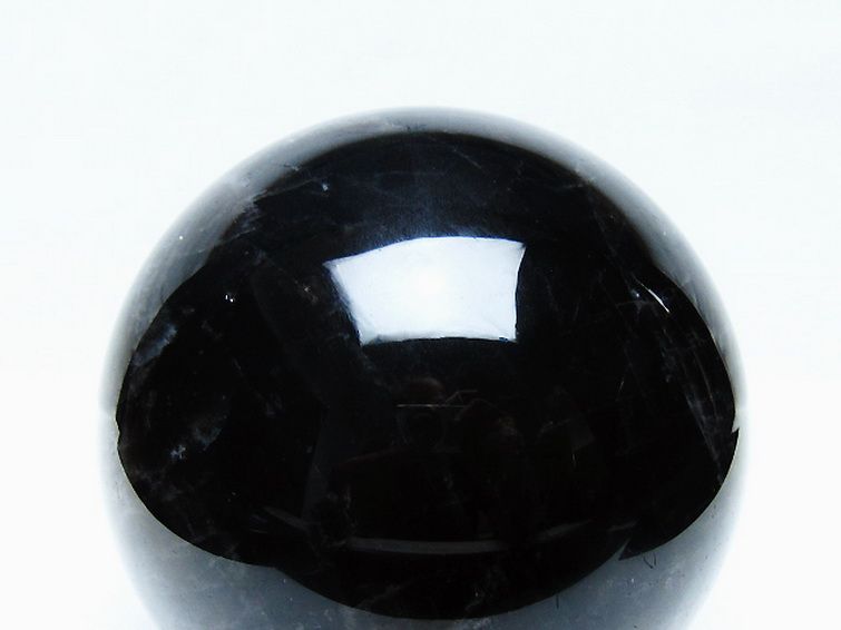 2Kg モリオン 純天然 黒水晶 丸玉 117mm [t572-11680] 2枚目