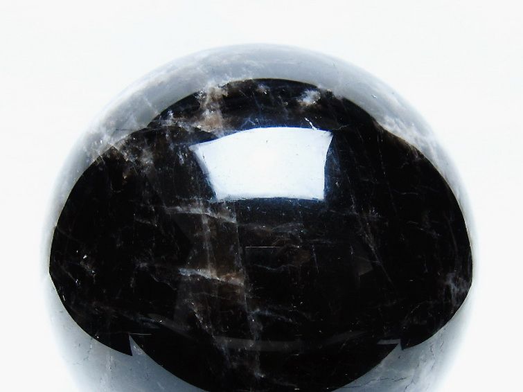 5.8Kg モリオン 純天然 黒水晶 丸玉 163mm [t572-11708] 2枚目