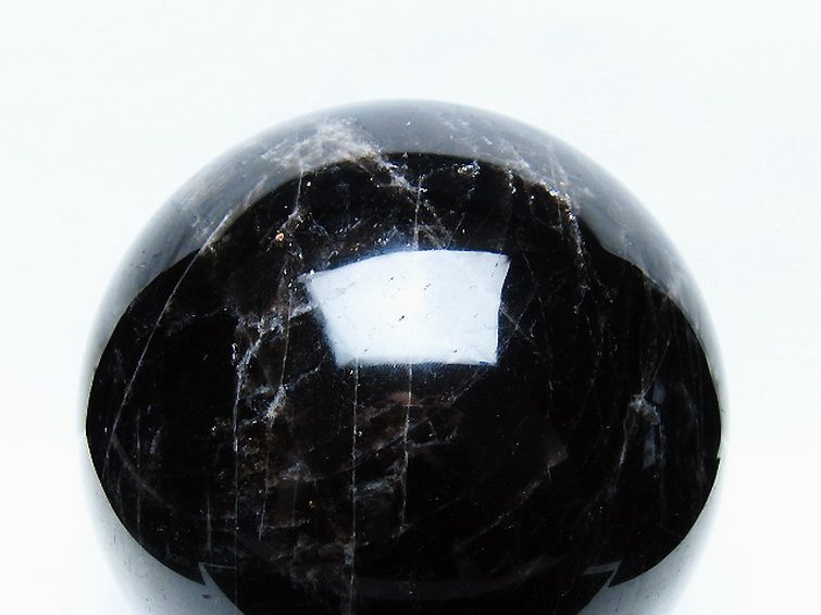 9.6Kg モリオン 純天然 黒水晶 丸玉 190mm [t572-11724] 2枚目