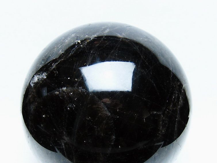 9.6Kg モリオン 純天然 黒水晶 丸玉 195mm [t572-11727] 2枚目