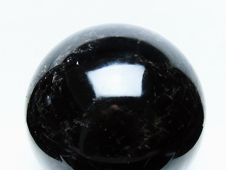 11.4Kg モリオン 純天然 黒水晶 丸玉 205mm [t572-11728] 2枚目