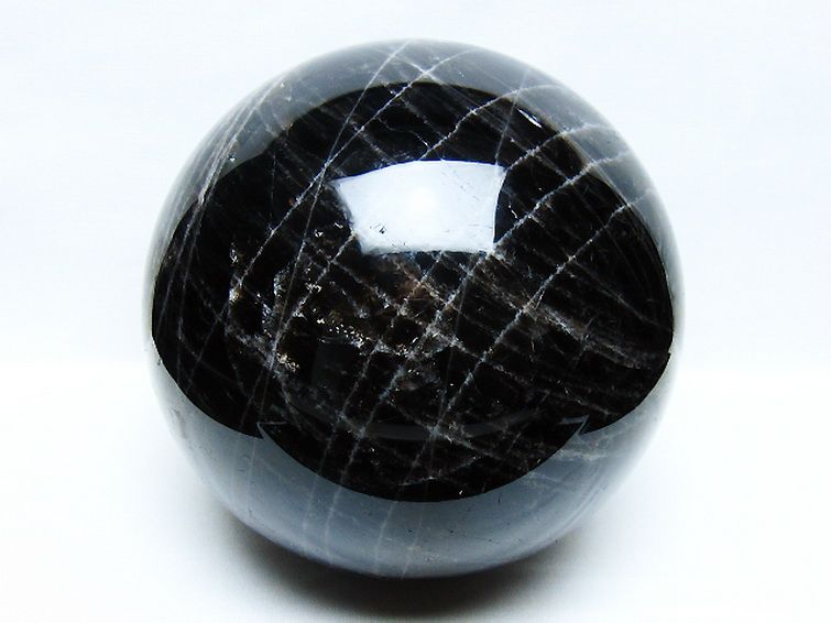 9.3Kg モリオン 純天然 黒水晶 丸玉 190mm [t572-11738] 1枚目