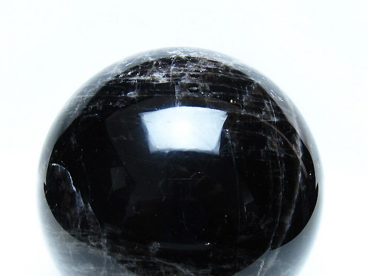 1.9Kg モリオン 純天然 黒水晶 丸玉 115mm [t572-11800] 2枚目