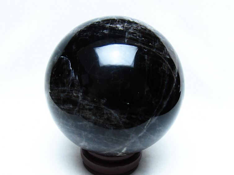 1.9Kg モリオン 純天然 黒水晶 丸玉 115mm [t572-11800] 3枚目