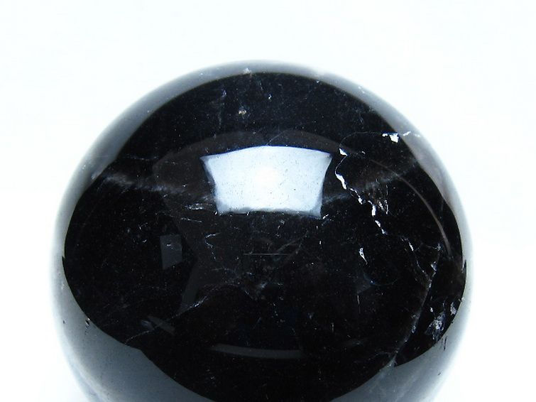 1.8Kg モリオン 純天然 黒水晶 丸玉 115mm [t572-11803] 2枚目