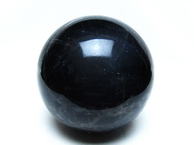 1.5Kg モリオン 純天然 黒水晶 丸玉 107mm [t572-11824] 1枚目