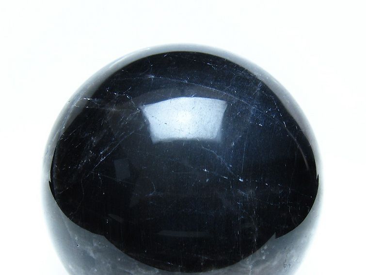 1.5Kg モリオン 純天然 黒水晶 丸玉 107mm [t572-11824] 2枚目