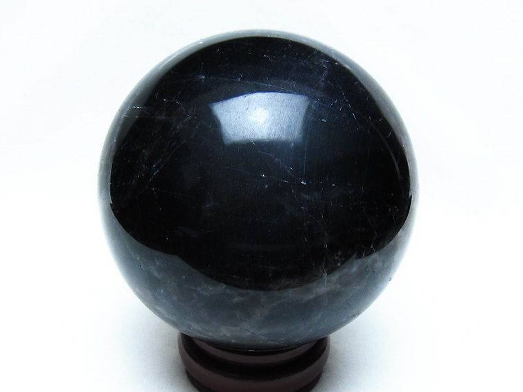 1.5Kg モリオン 純天然 黒水晶 丸玉 107mm [t572-11824] 3枚目