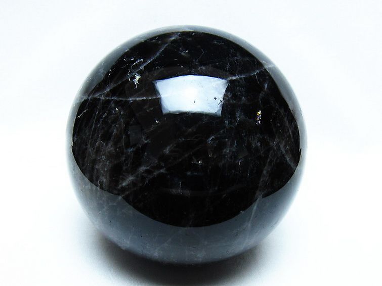 2.8Kg モリオン 純天然 黒水晶 丸玉 130mm [t572-11851] 1枚目