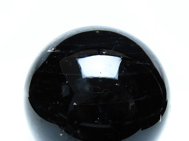 1.9Kg モリオン 純天然 黒水晶 丸玉 115mm [t572-11863] 2枚目
