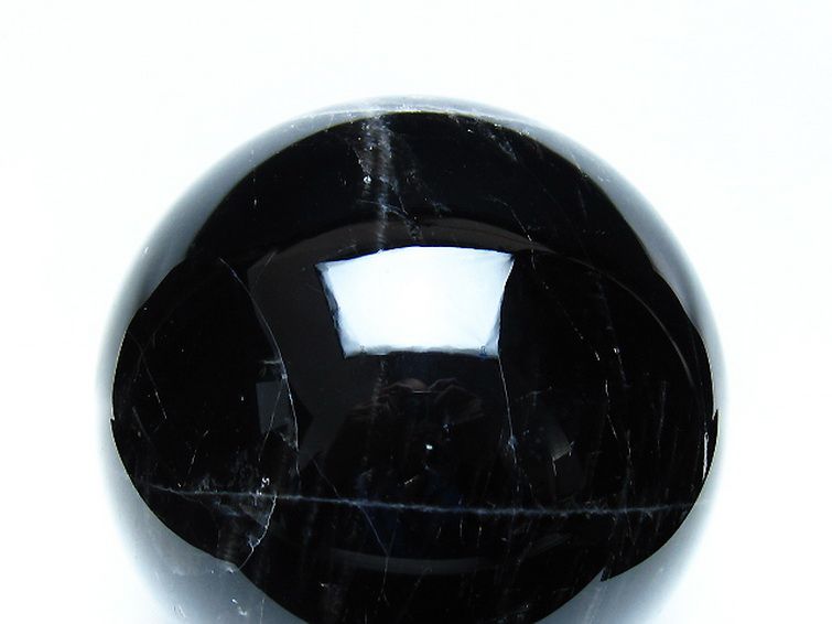4.2Kg モリオン 純天然 黒水晶 丸玉 150mm [t572-11868] 2枚目