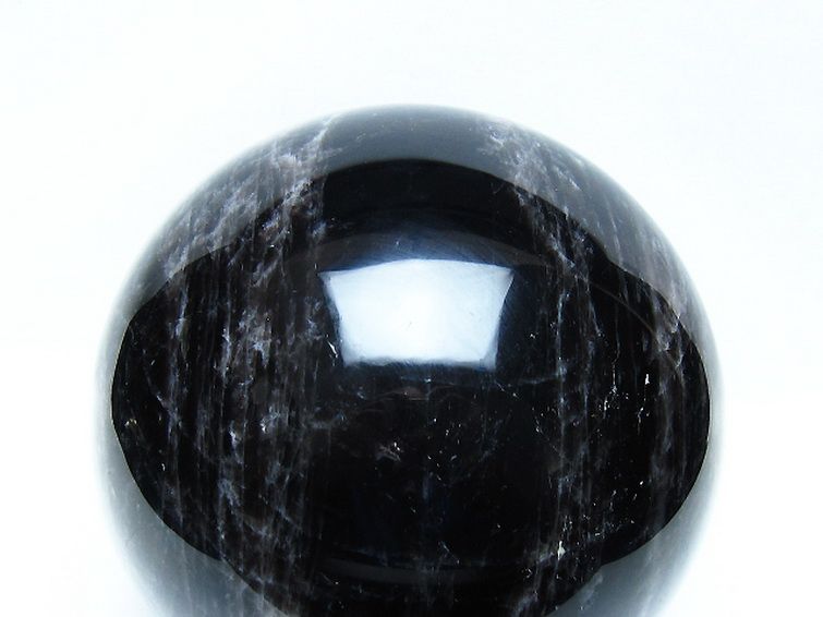 3.8Kg モリオン 純天然 黒水晶 丸玉 145mm [t572-11877] 2枚目