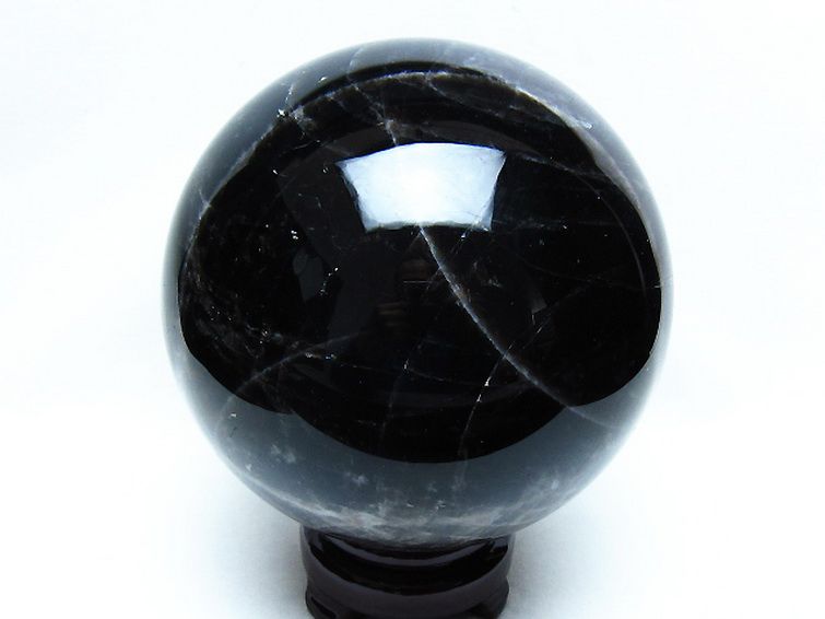 3.9Kg モリオン 純天然 黒水晶 丸玉 145mm [t572-11878] 3枚目