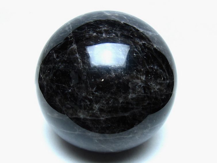6.3Kg モリオン 純天然 黒水晶 丸玉 170mm [t572-11893] 1枚目