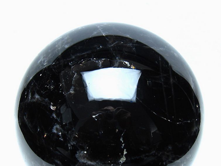 6.9Kg モリオン 純天然 黒水晶 丸玉 175mm [t572-11897] 2枚目