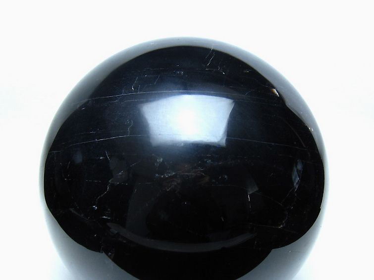 10.4Kg モリオン 純天然 黒水晶 丸玉 200mm [t572-11904] 2枚目