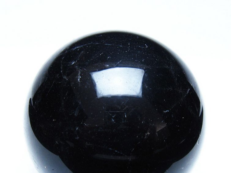 モリオン 純天然 黒水晶 丸玉 87mm [t572-11924] 2枚目