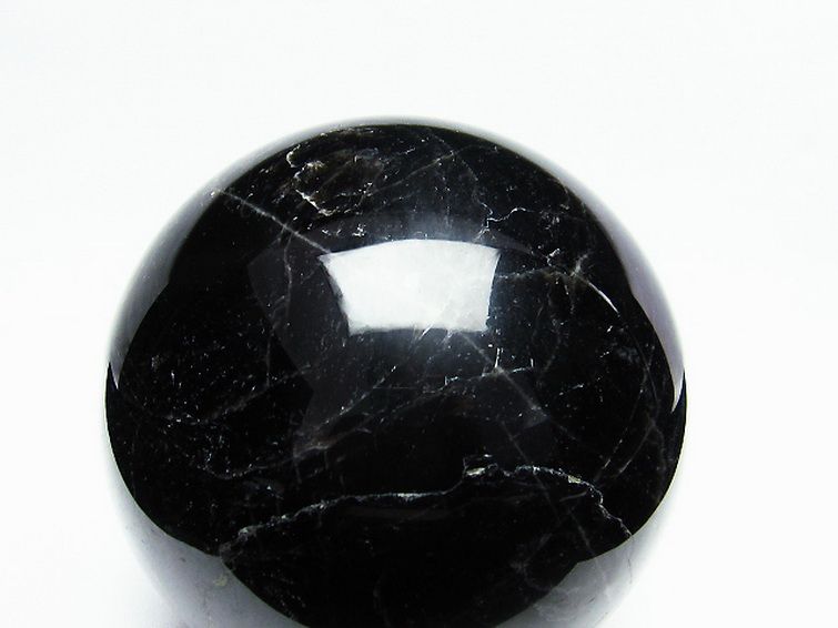 1.7Kg モリオン 純天然 黒水晶 丸玉 105mm [T572-8092] 2枚目