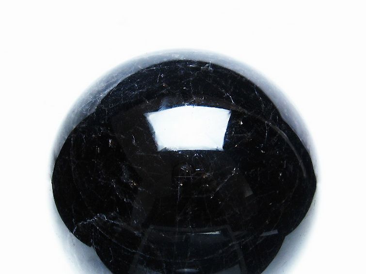 3.4Kg モリオン 純天然 黒水晶 丸玉 136mm [T572-8978] 2枚目