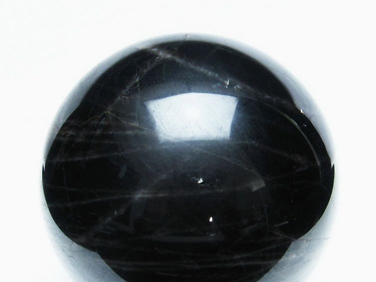 1.8Kg モリオン 純天然 黒水晶 丸玉 111mm [T572-9066] 2枚目