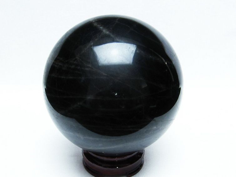 1.8Kg モリオン 純天然 黒水晶 丸玉 111mm [T572-9066] 3枚目