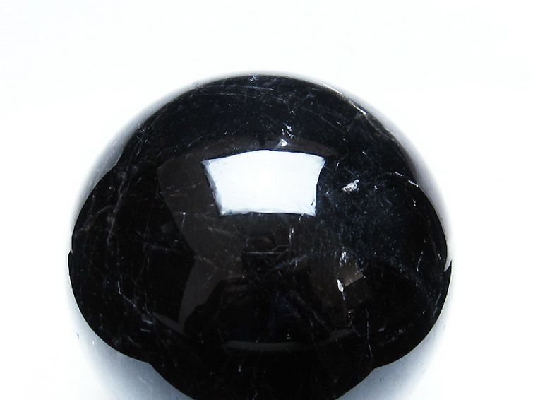 2.7Kg モリオン 純天然 黒水晶 丸玉 127mm [T572-9483] 2枚目