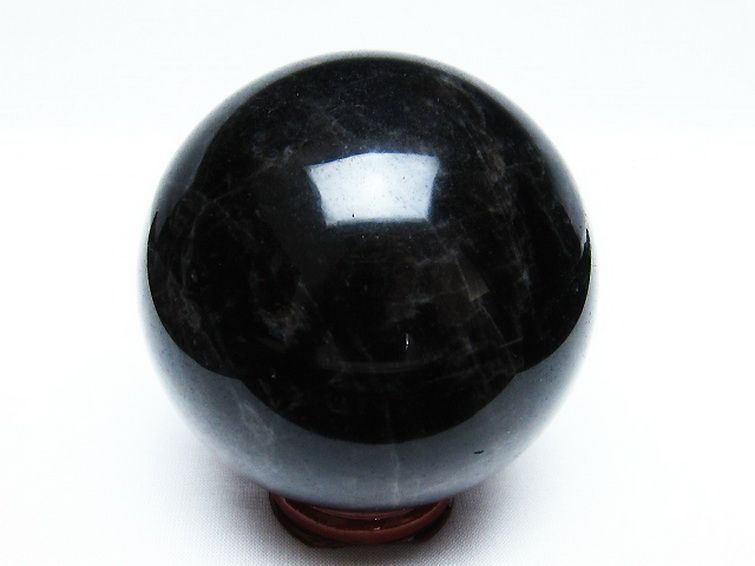 モリオン 純天然 黒水晶 丸玉 75mm [T572-9569] 3枚目